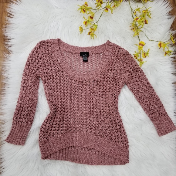 Rue21 Tops - Rue21 Pink Embroidered Blouse.